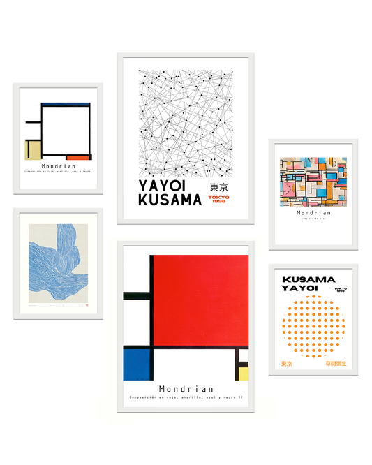 Kusama & Mondrian COMPOSICIÓN