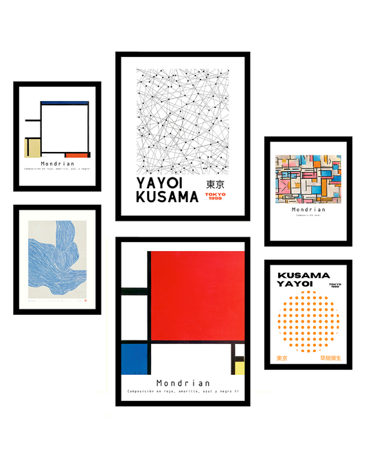 Kusama & Mondrian COMPOSICIÓN