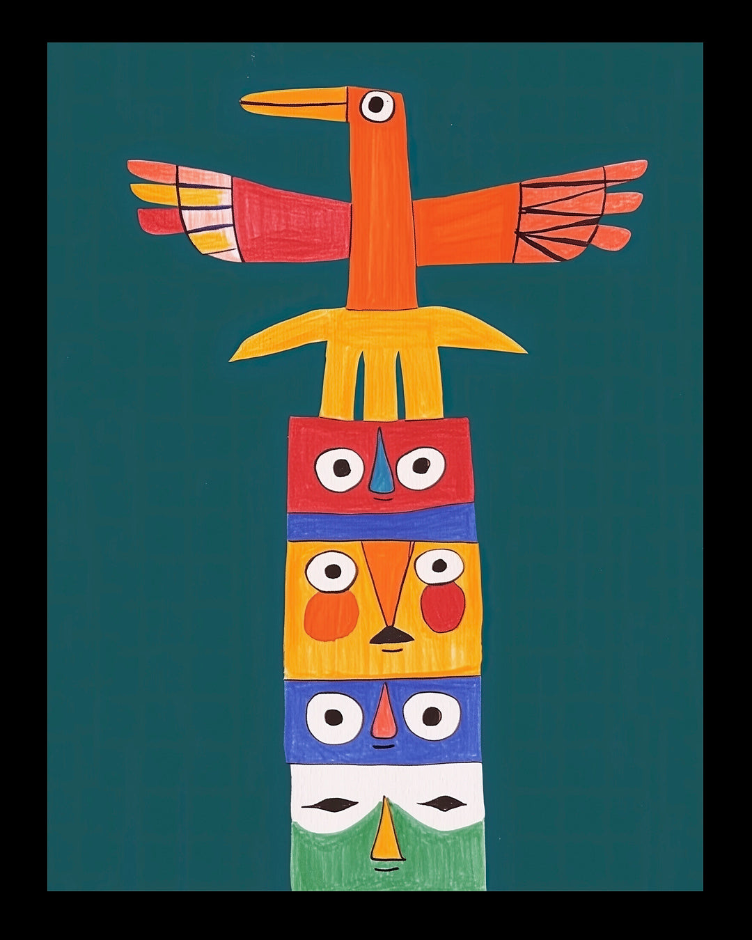 Águila Totem UNITARIO